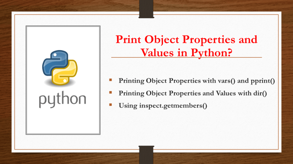 Print Object Properties and Values in Python? Spark By {Examples}