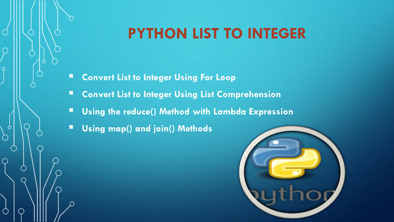 Convert List of Integer to an Integer in Python Spark By {Examples}