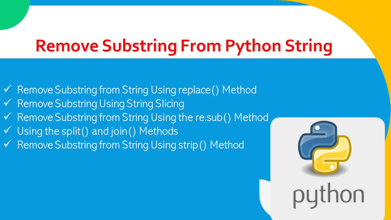 Remove Substring From Python String Spark By {Examples}
