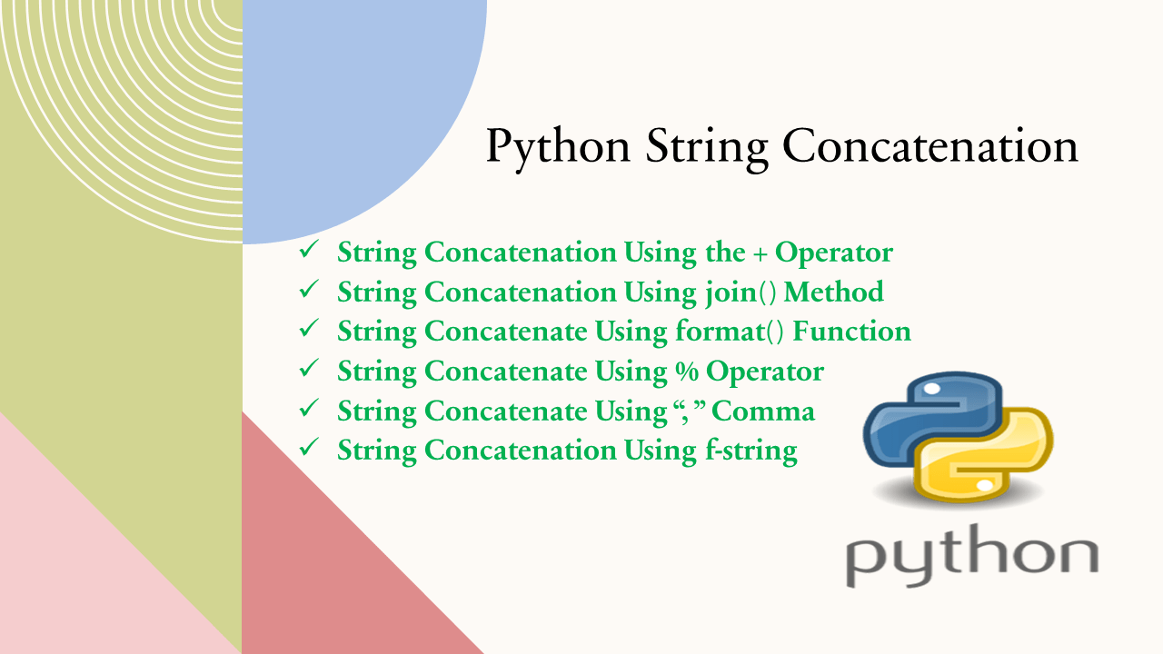 5 Ways Of Python String Concatenation With 6 Examples
