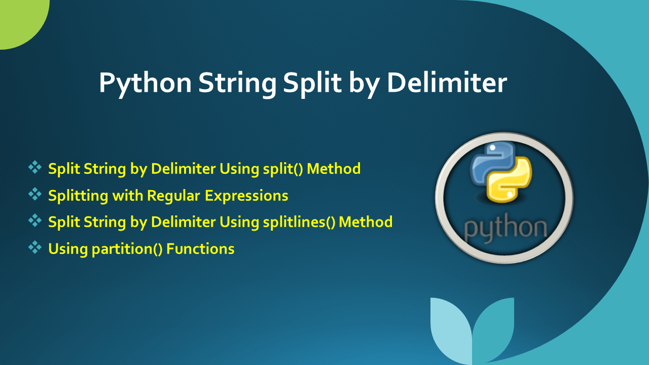 Python String Split by Delimiter Spark By {Examples}
