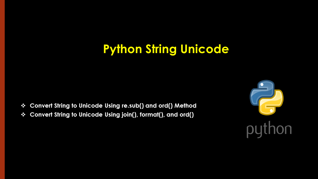 Python String Unicode Spark By {Examples}
