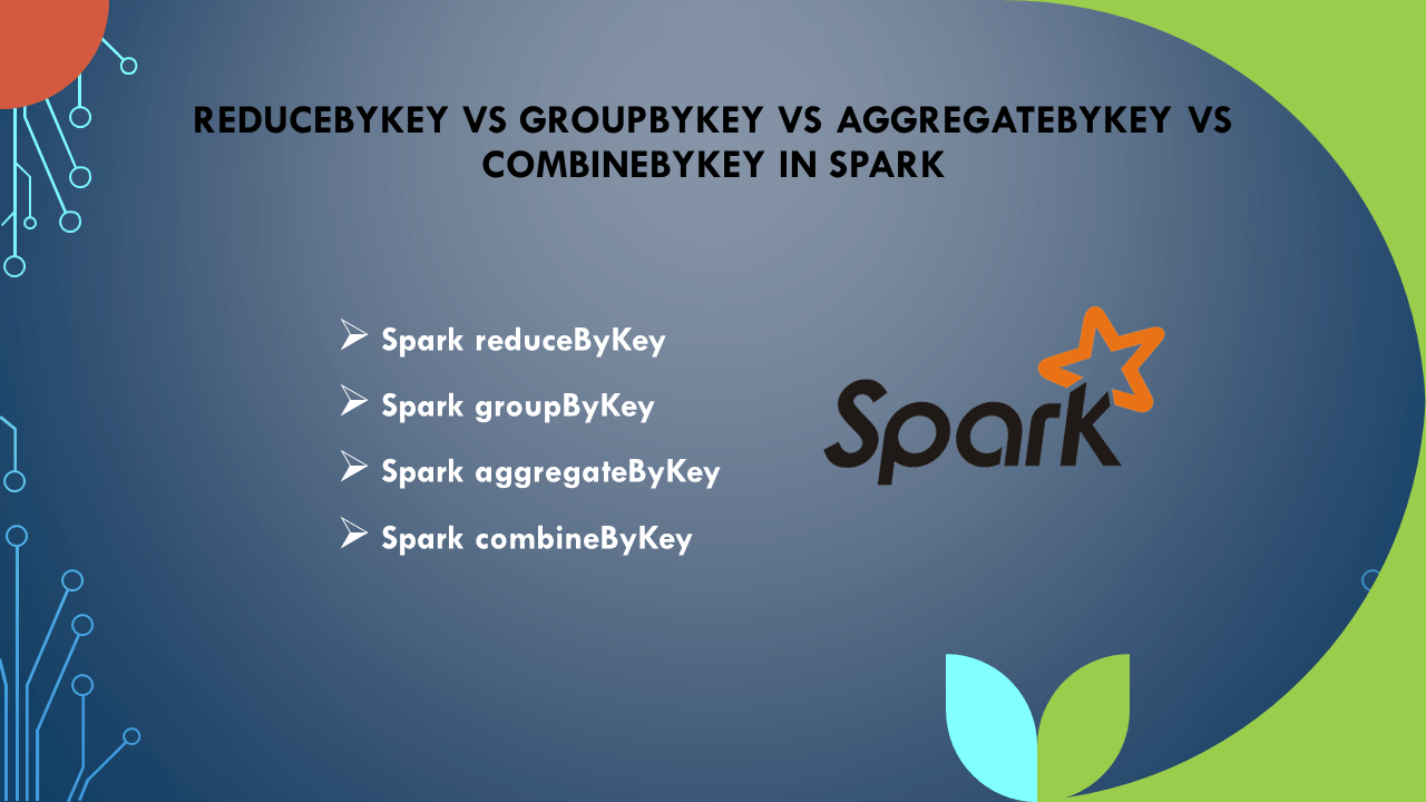 reduceByKey vs groupByKey vs aggregateByKey vs combineByKey in Spark
