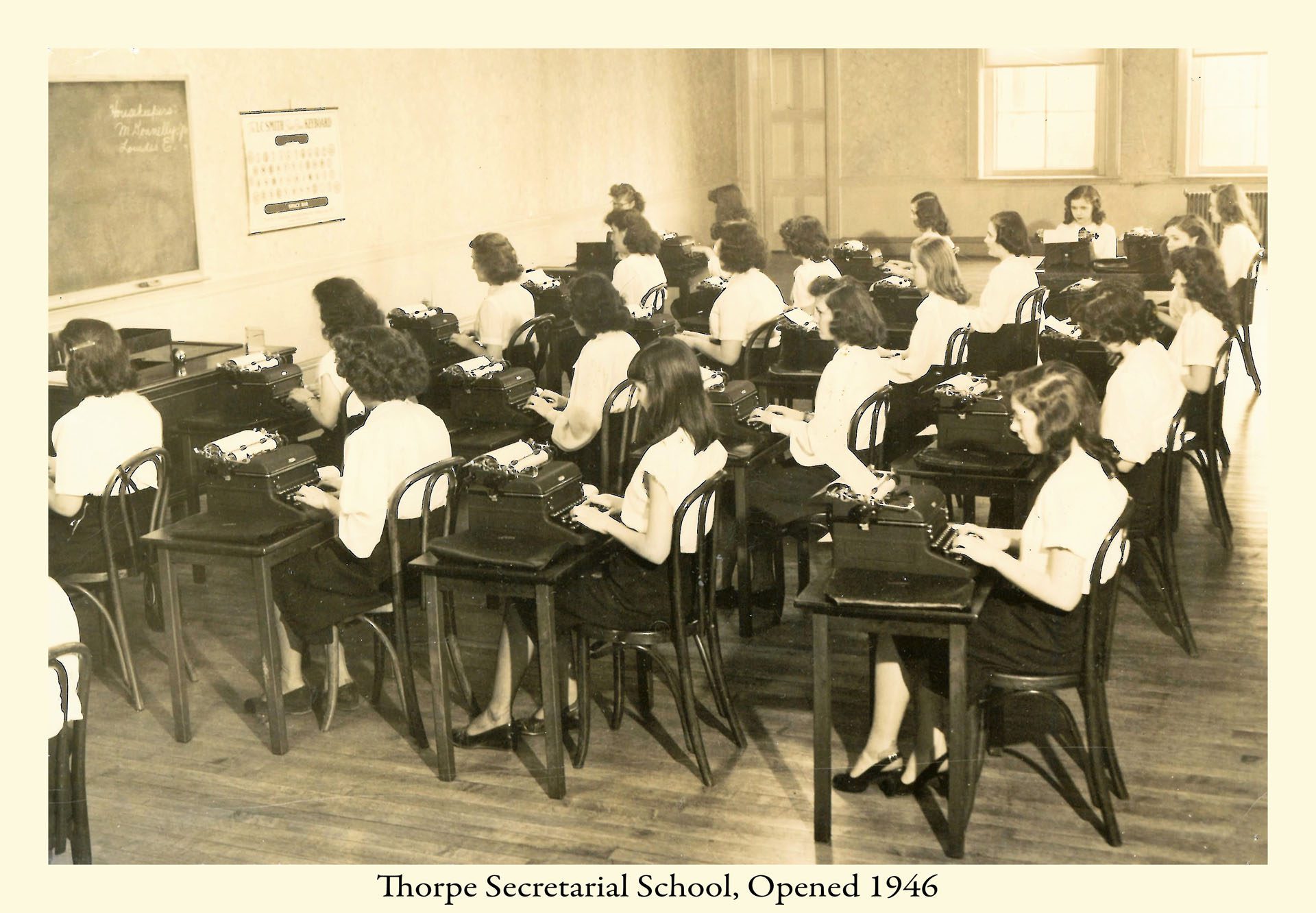 1946 Thorpe Secretarial School, NYC Dominican Sisters of Sparkill