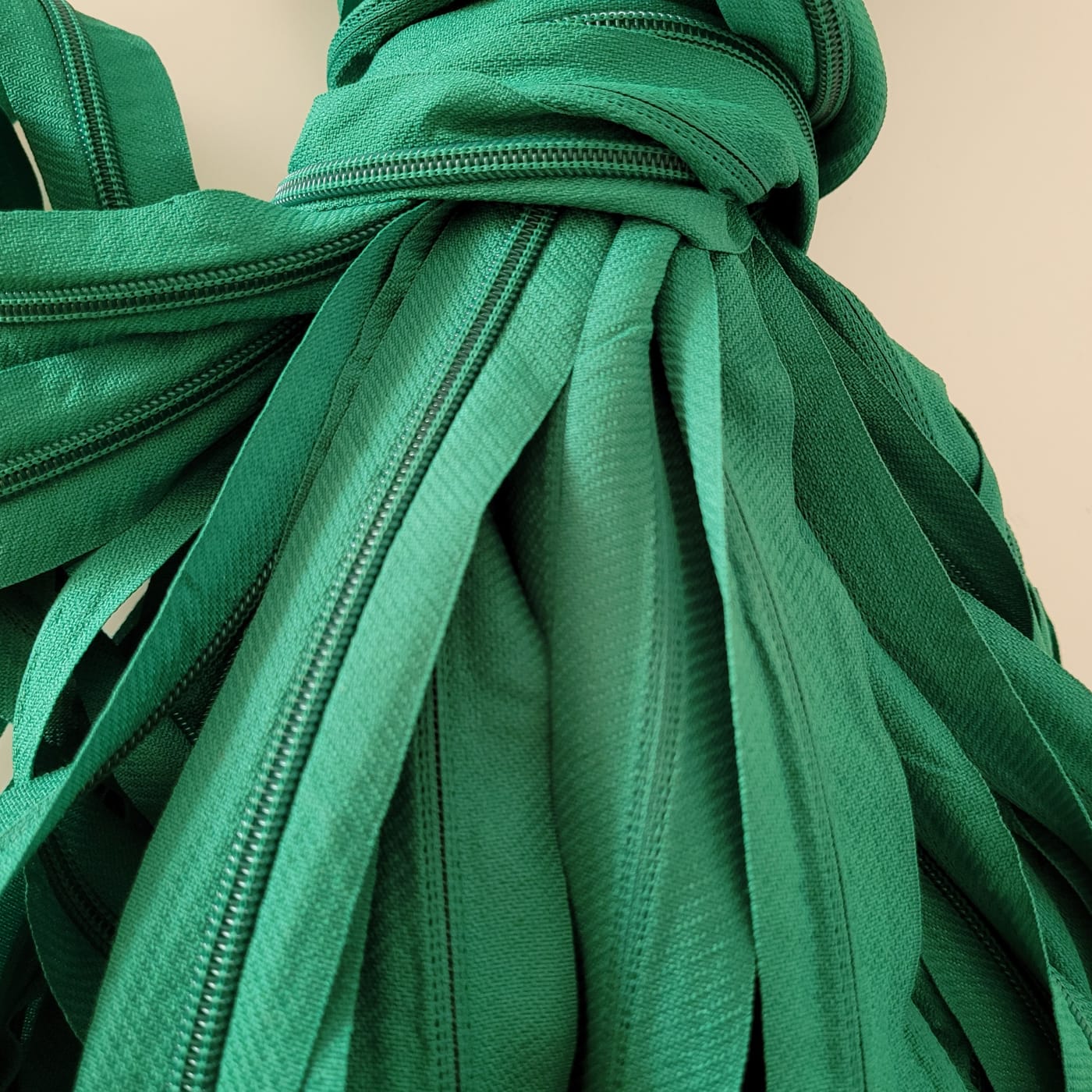 Dark Green Zipper 5 by the Meter Green Color