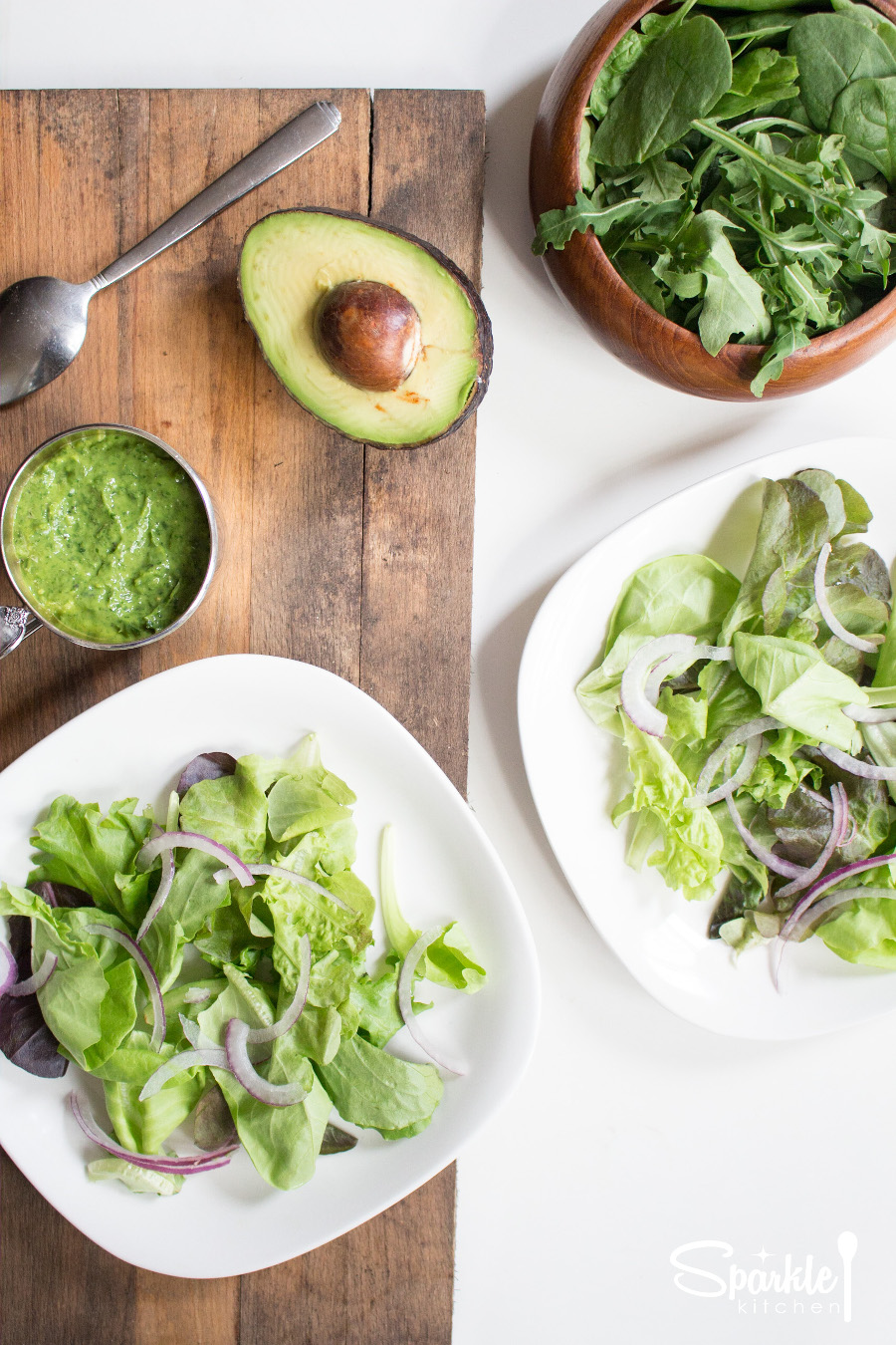 Spicy Green Goddess Salad Sparkle Kitchen