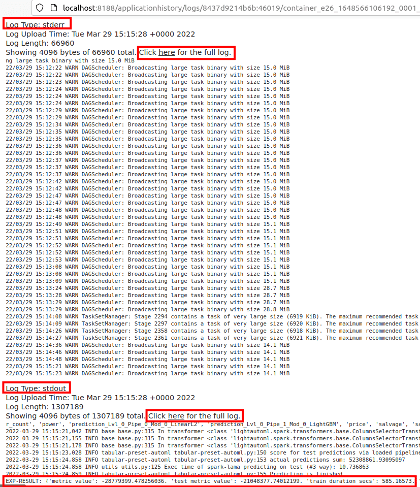 Running spark lama app on Spark YARN — SparkLightAutoML documentation