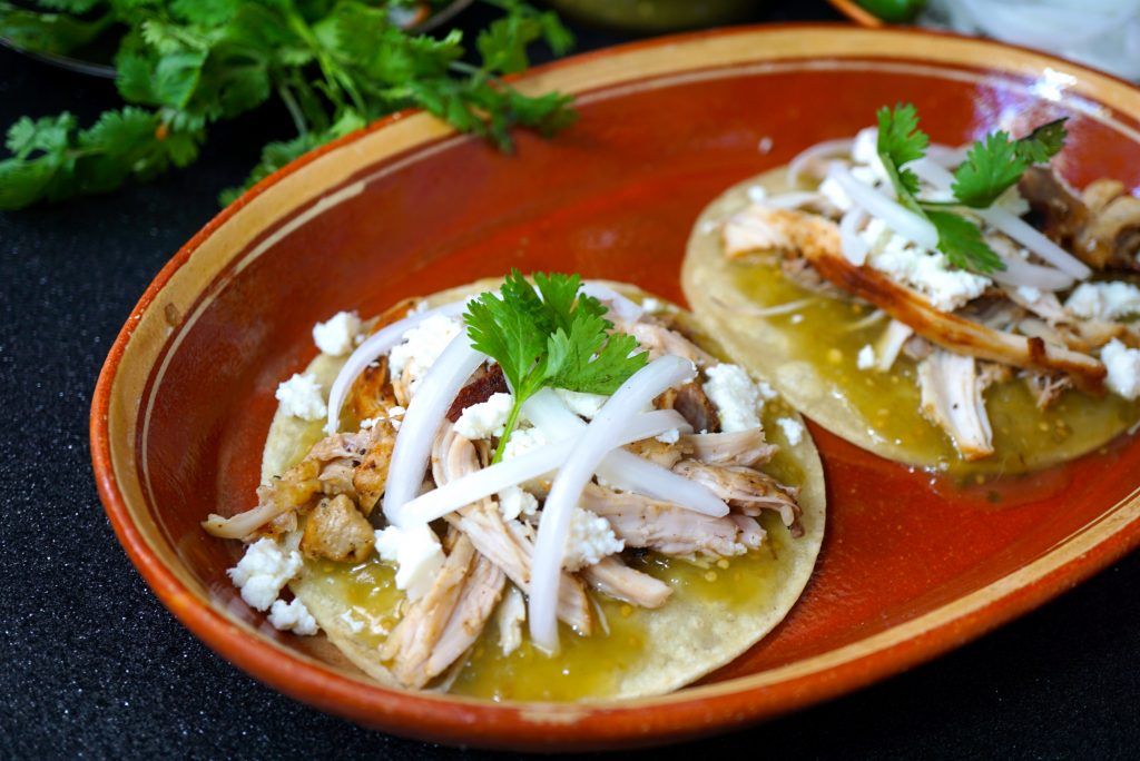 Green Chicken Chalupas with Herdez Salsa Verde + Win a Trip to Mexico
