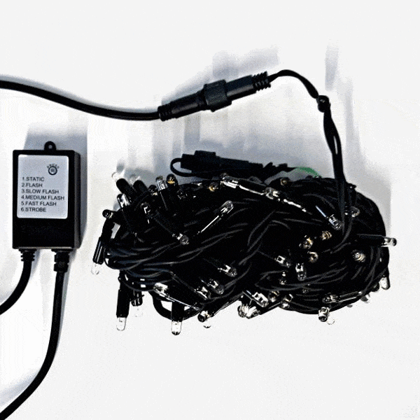 Flashing Outdoor String Lights Pro Series Sparkling Lights