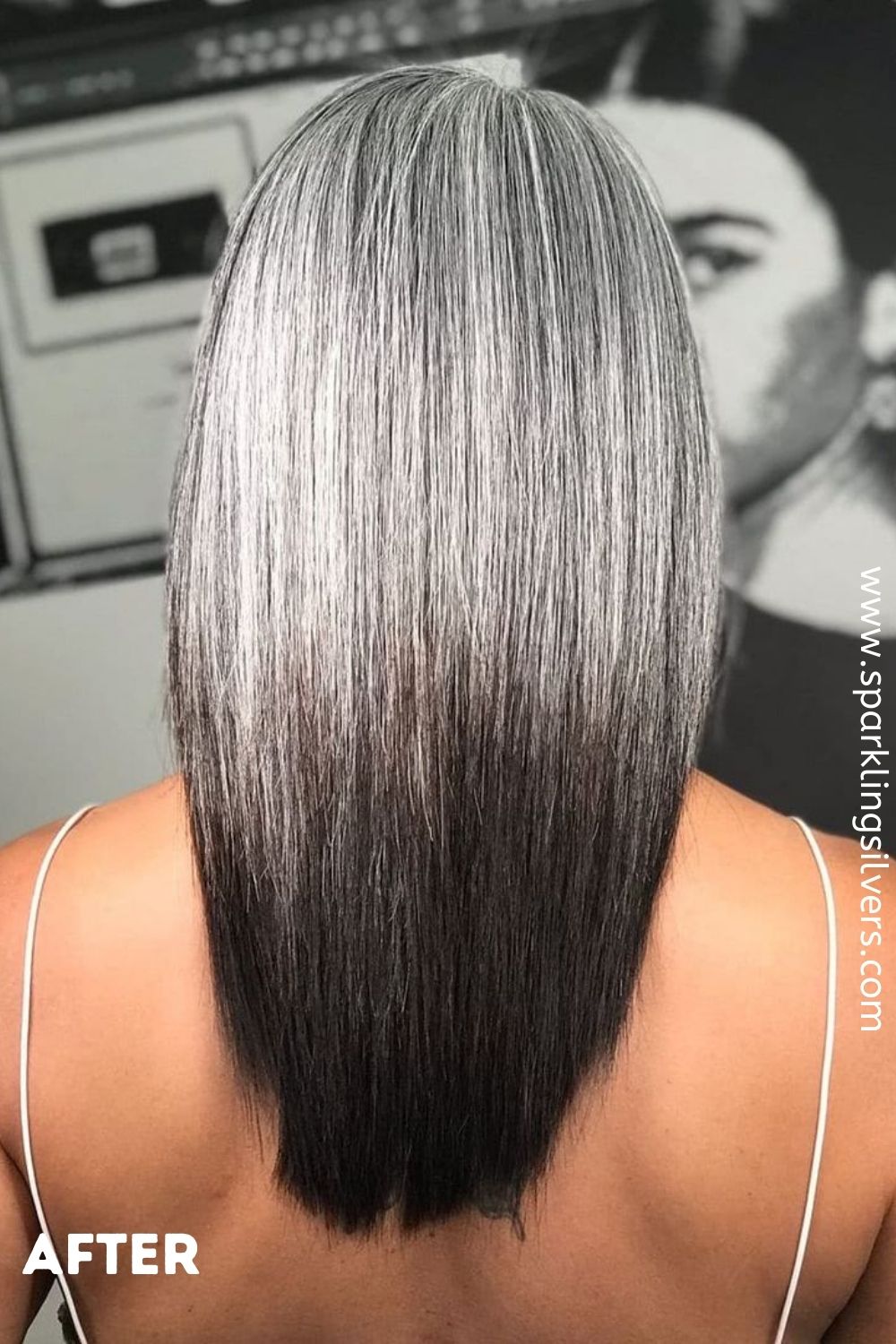 Keratin Treatment on Frizzy Gray Hair SparklingSilvers