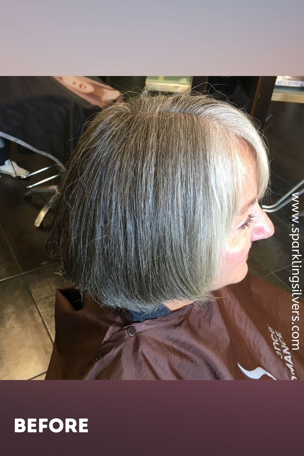 Keratin Treatment on Frizzy Gray Hair SparklingSilvers