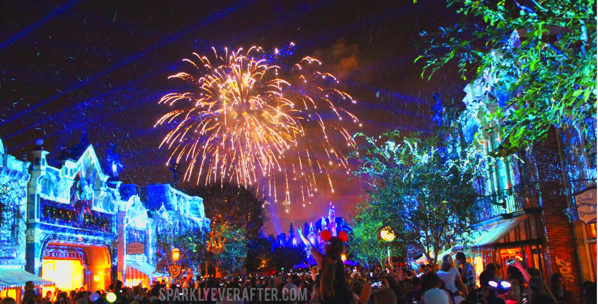 Best Place to Watch Disneyland Forever Fireworks Sparkly Ever After