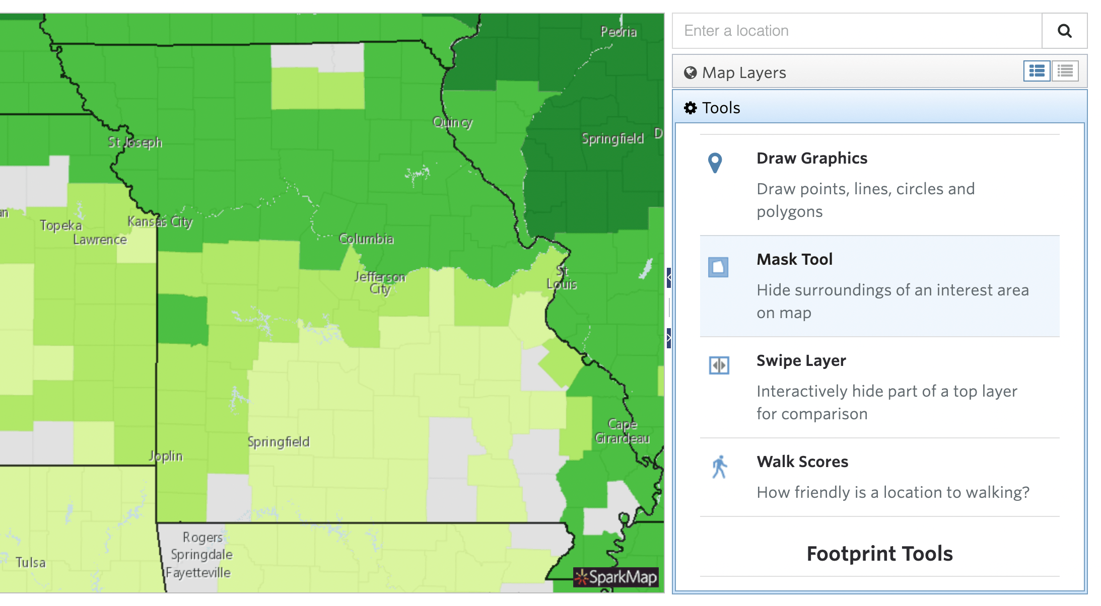 How to Use the Mask Tool SparkMap