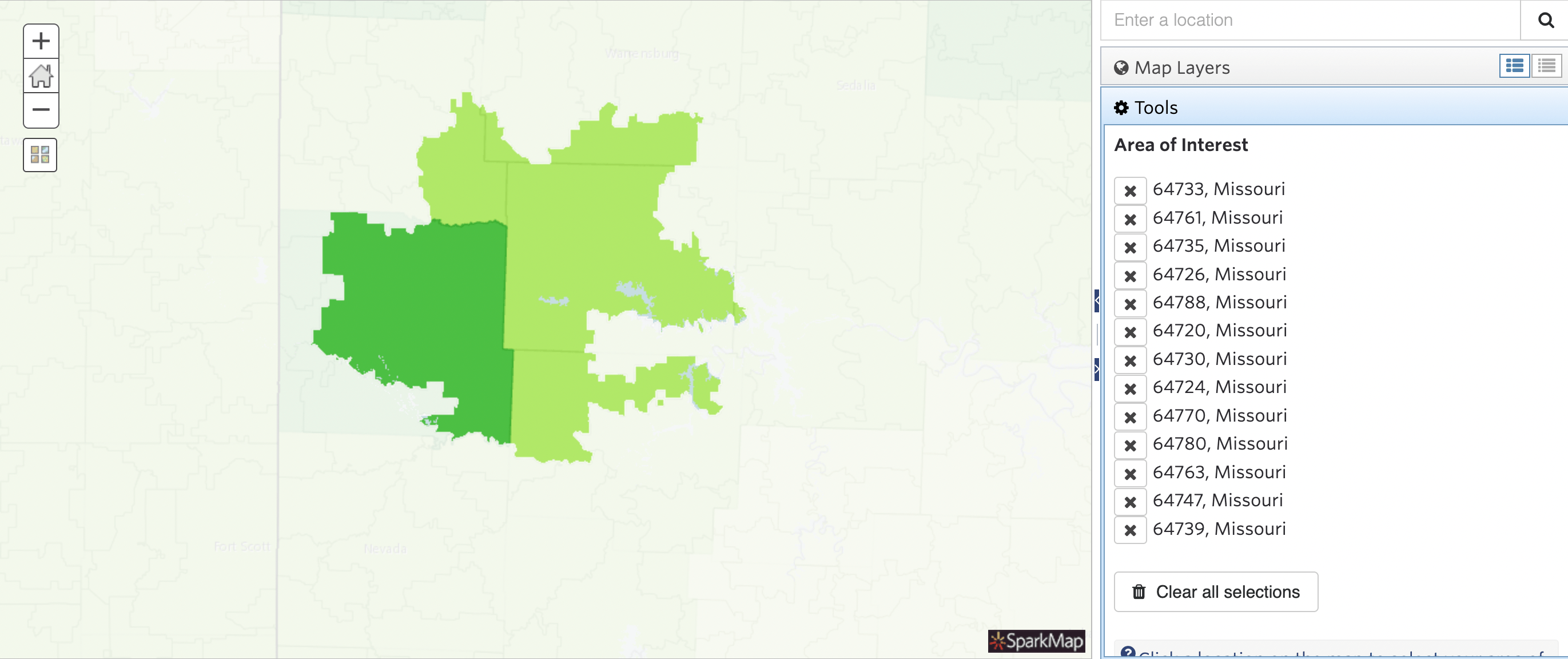 How to Use the Mask Tool SparkMap