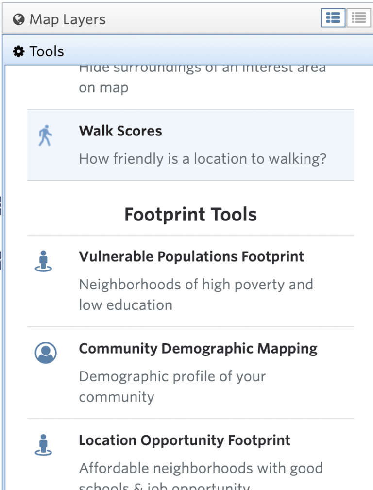 How to Use the Walk Scores Tool SparkMap