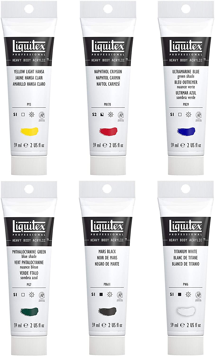 Heavy Body Acrylic Paint Set Spark Mont