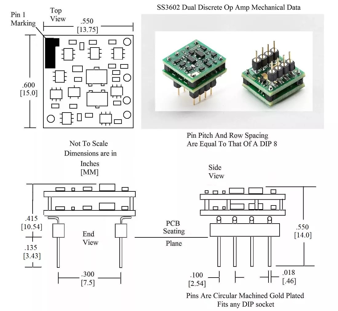 Sparkos Labs, Inc. Discrete op amps for amplifying audio signals