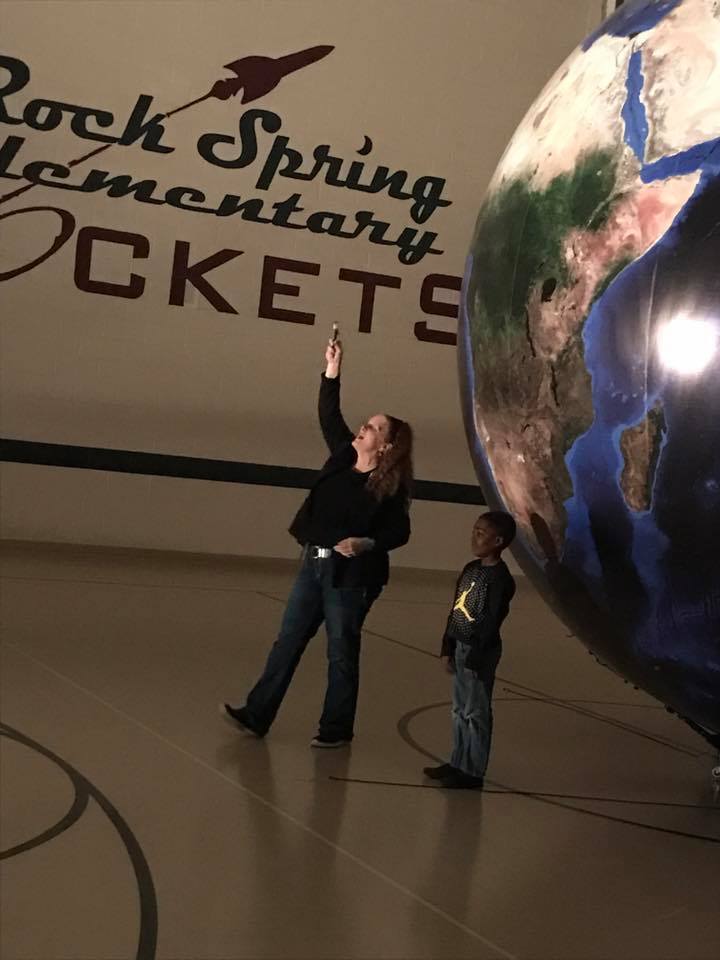 Rock Spring Elementary Big Canyon Balloon & Orbit Earth Expo