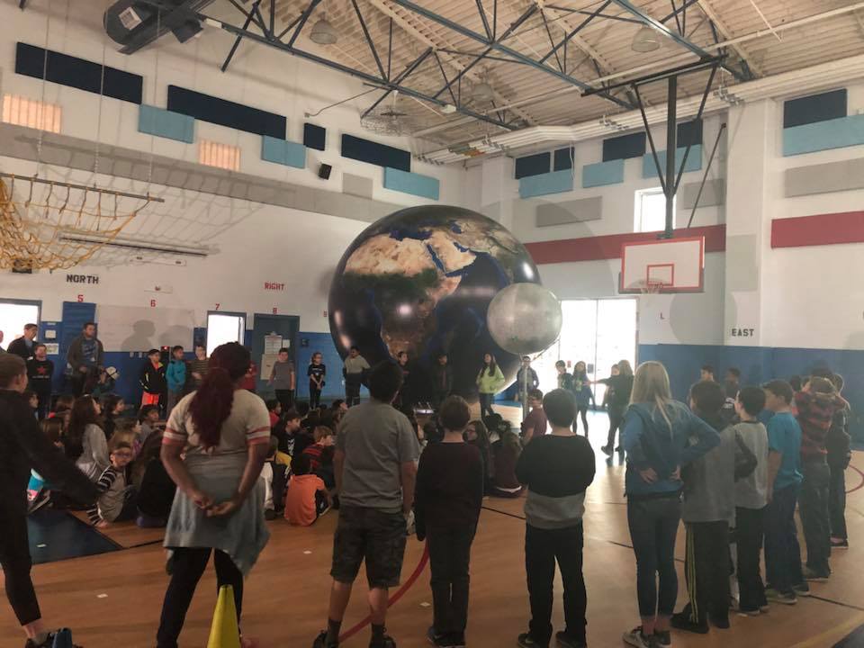 Wilderness Oak Elementary Big Canyon Balloon & Orbit Earth Expo