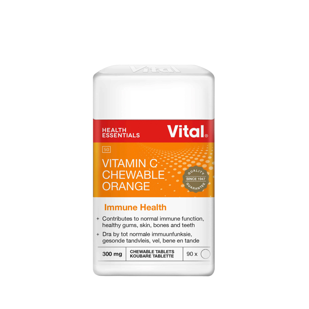Vital Vitamin C Chewable Orange (90's) Sparkport Pharmacy