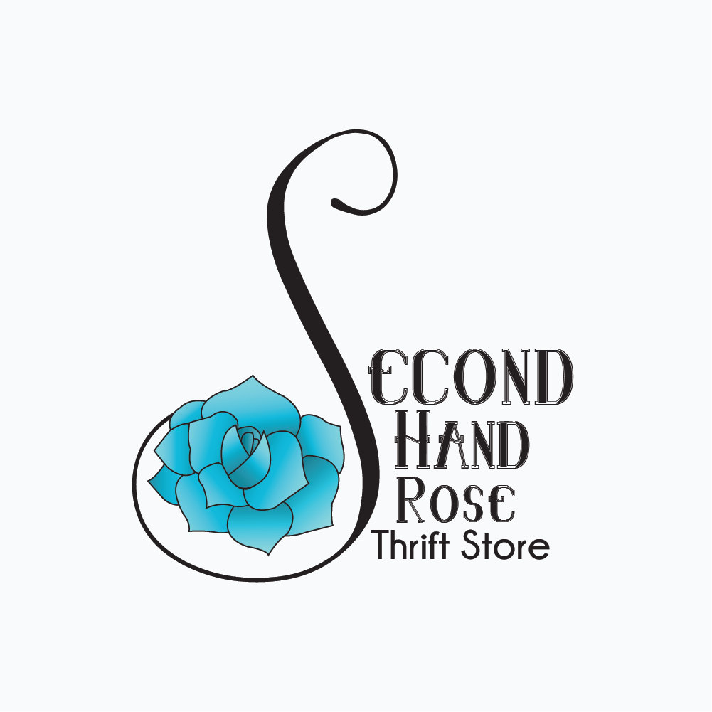 Logo Design Portfolio Secondhand Rose Thrift Sparky Corp.