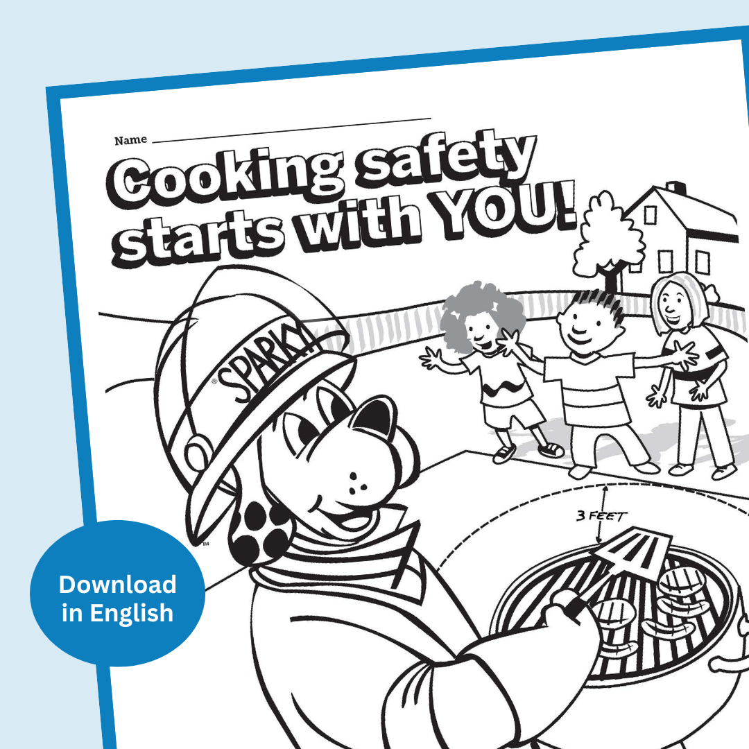 Kitchen Safety Coloring Pages
