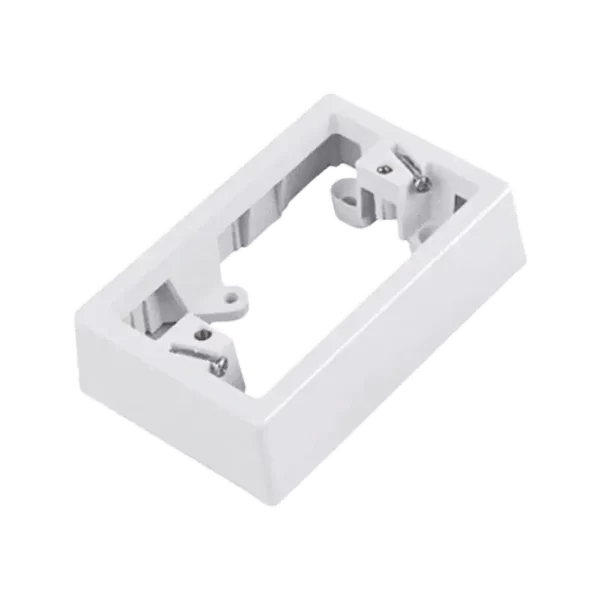 34mm Mounting Block Deep White Surface Mounting Block
