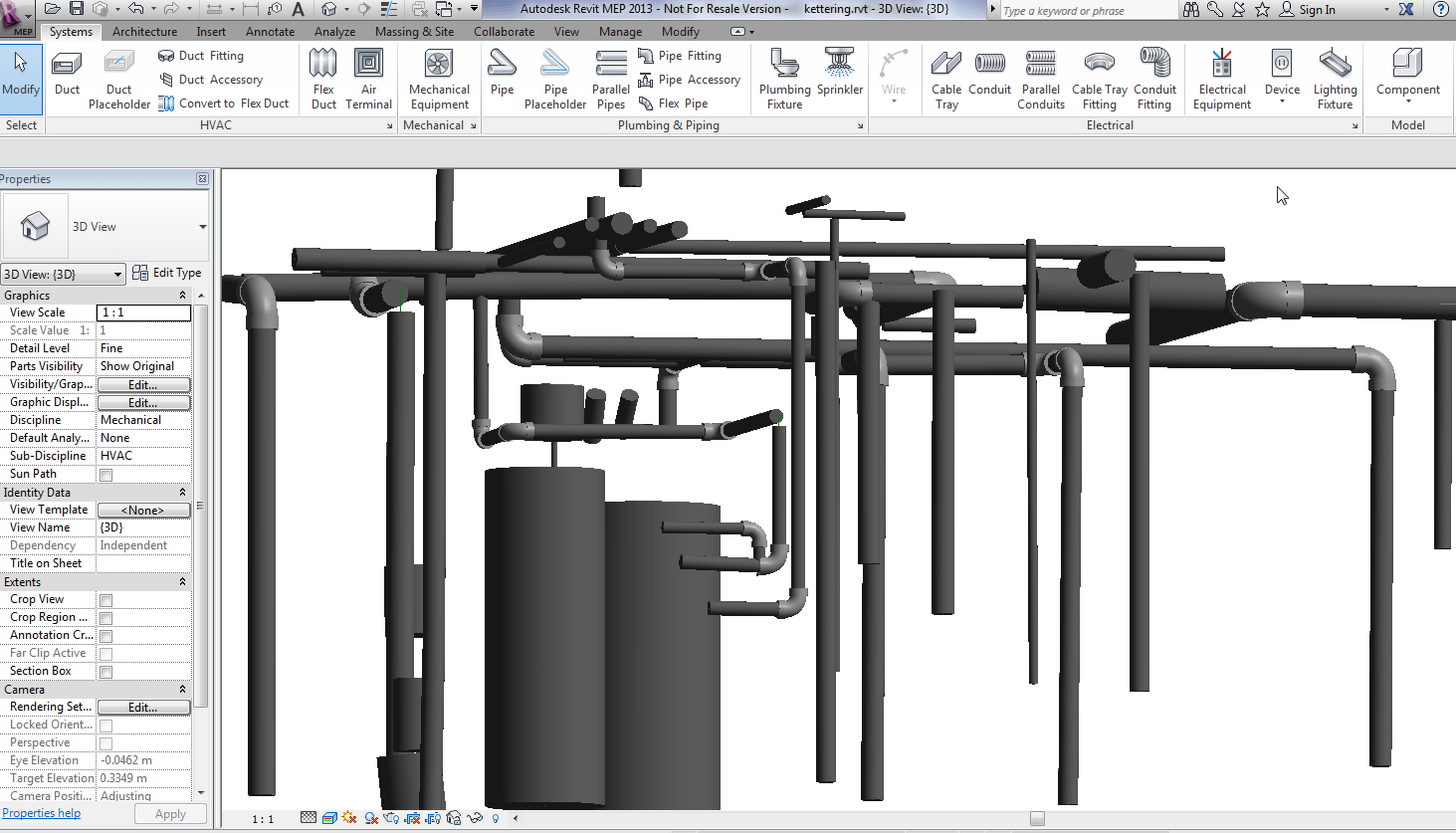 Bring extracted pipes into Revit? SPAR 3D