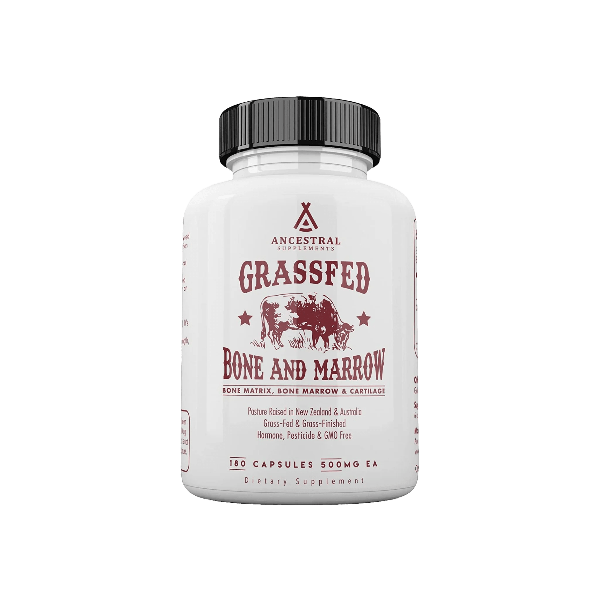 100 Grass Fed Beef Bone & Marrow Capsules Sparrow Health & Performance