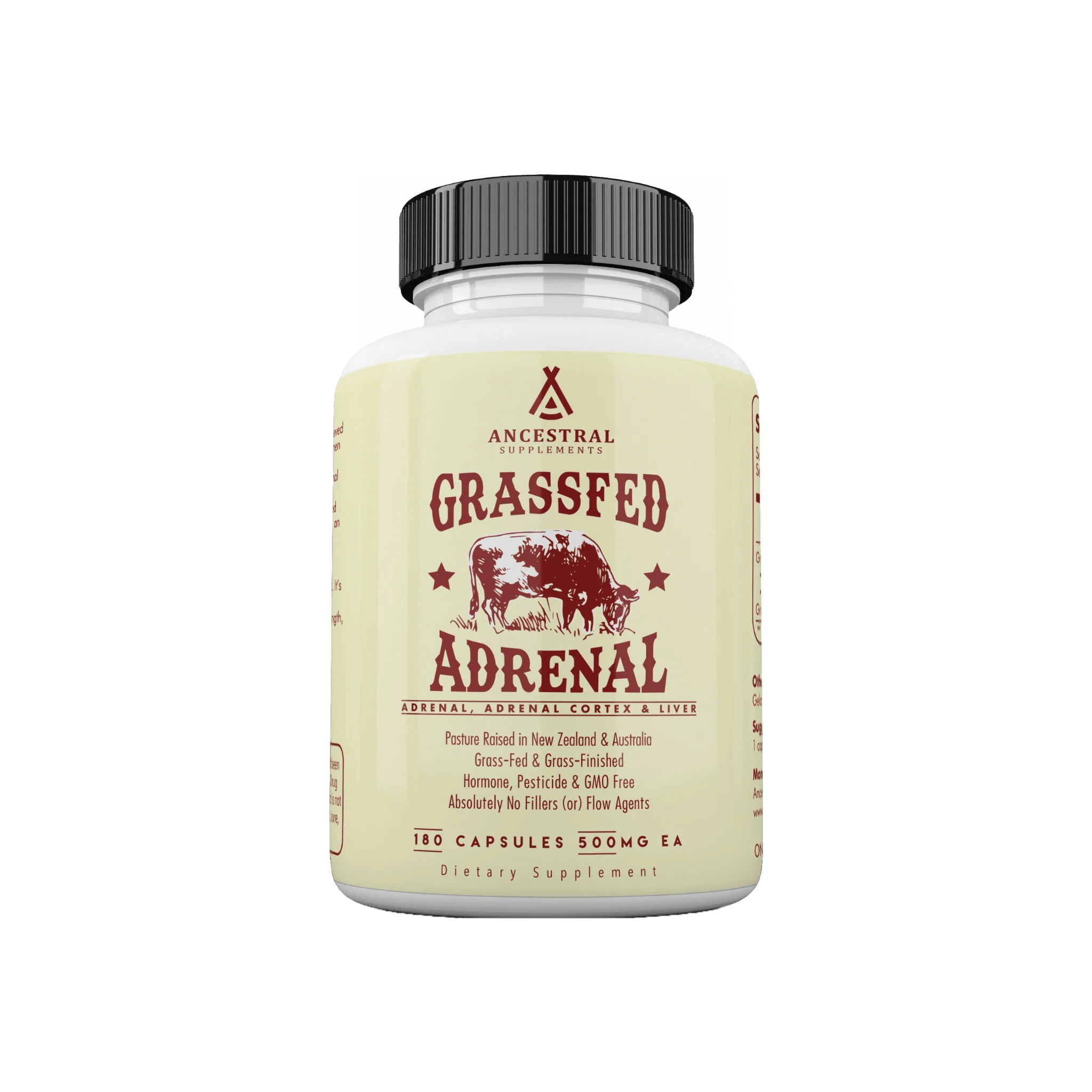 100 Grass Fed Beef Adrenal Capsules Sparrow Health & Performance