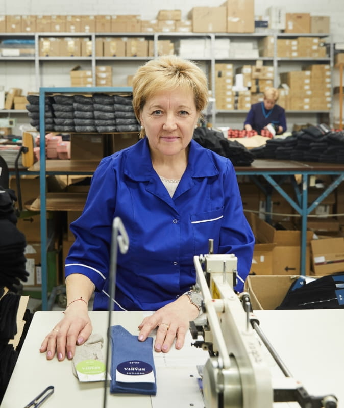 Custom socks factory in Europe Sparta