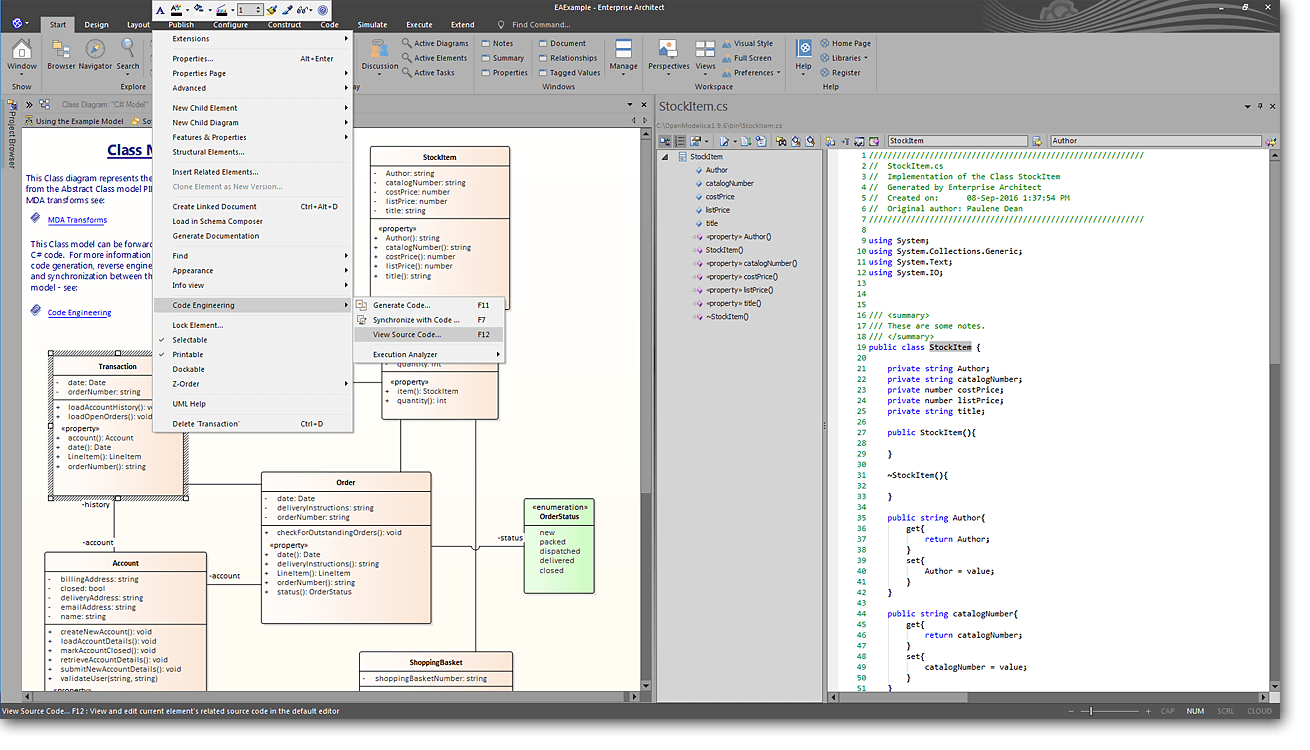 Enterprise Architect UML Design Tools and UML CASE tools