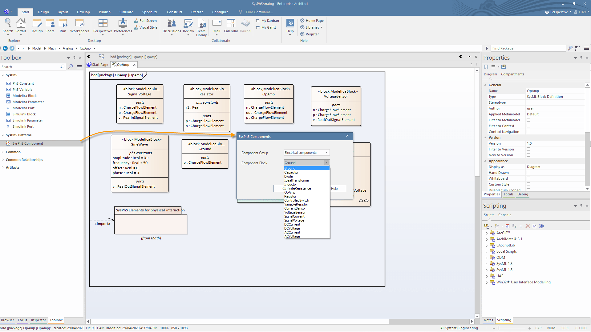 The SysPhS Standard Enterprise Architect User Guide