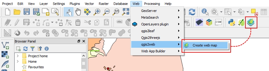 Tutorial Membuat Webgis dengan QGIS – Leaflet JS – Openlayers OL3 –  QGIS2Web | Spasialkan!