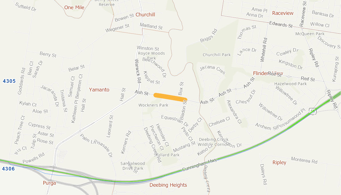 Ash Street, Yamanto 04838812QLDRTR Infrastructure Investment Program