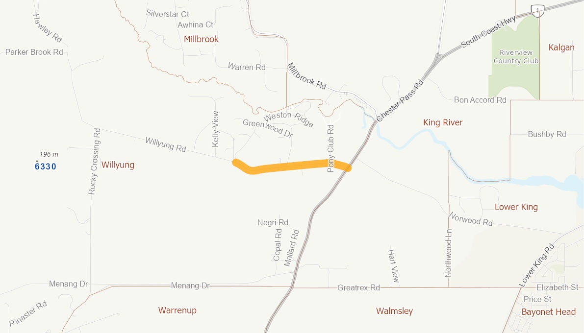 Willyung Road, Willyung 04919113WARTR Infrastructure Investment