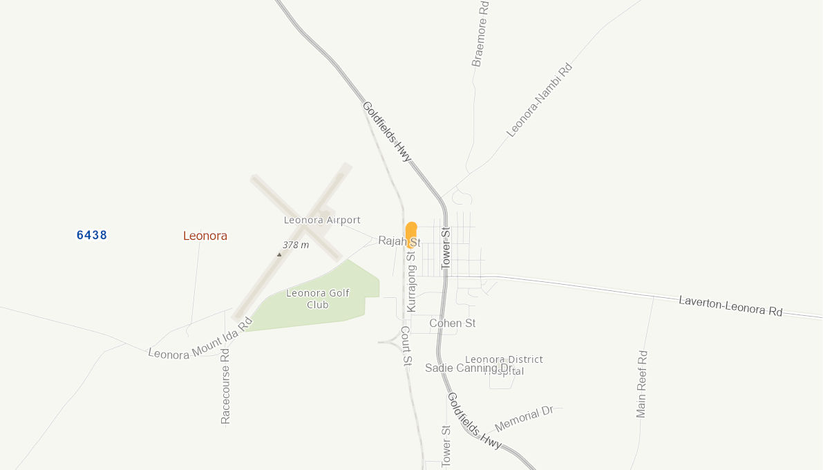 Kurrajong Street, Leonora WA 6438 04992513WARTR Infrastructure