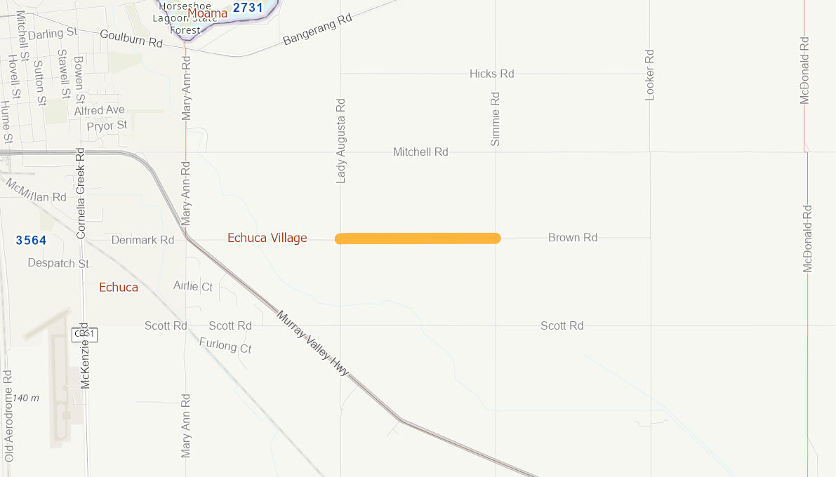 Brown Road, Echuca Village 05049513VICRTR Infrastructure