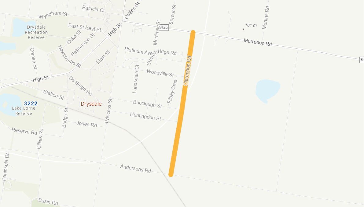 Clarendon Road 05107213VICRTR Infrastructure Investment Program