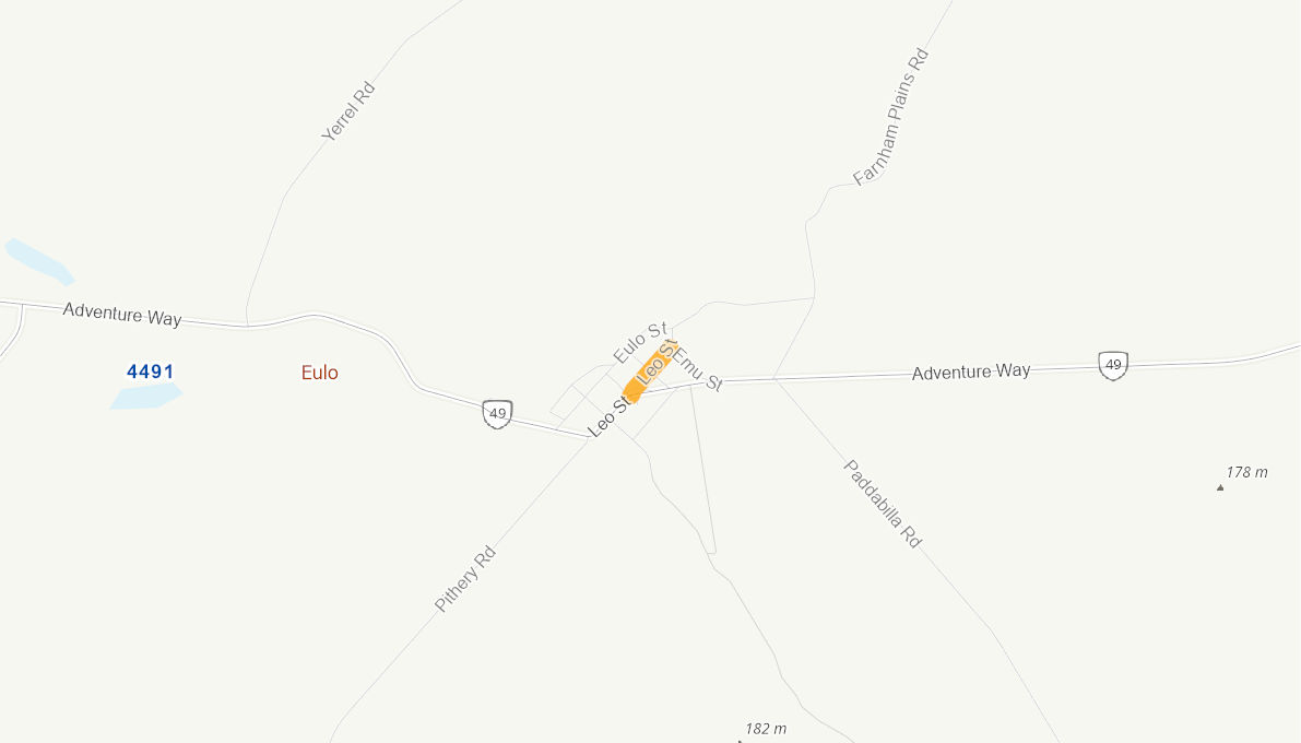 Leo Street, Eulo 05125013QLDRTR Infrastructure Investment Program