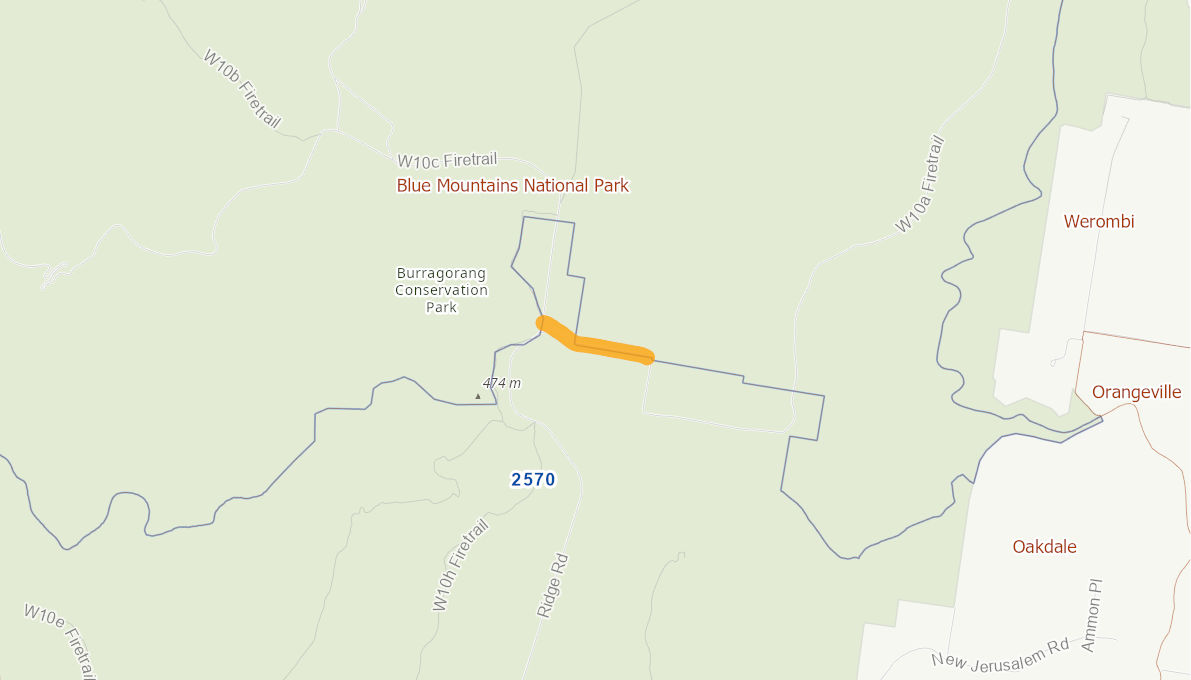 Ridges Road, Oakdale 05236614NSWRTR Infrastructure Investment Program