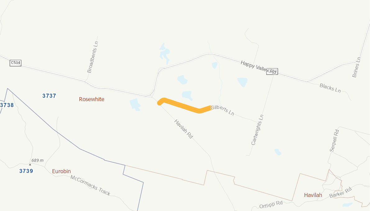 Gilberts Lane, Rosewhite 05403714VICRTR Infrastructure Investment Program