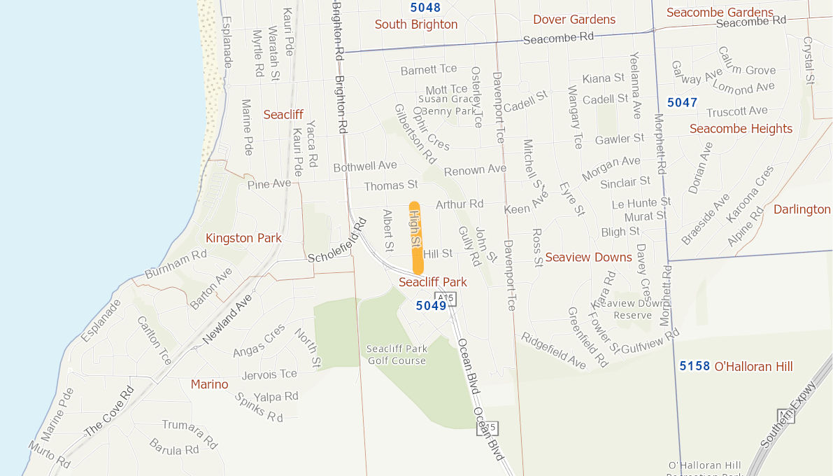 High Street, Seacliff Park 05582415SARTR Infrastructure