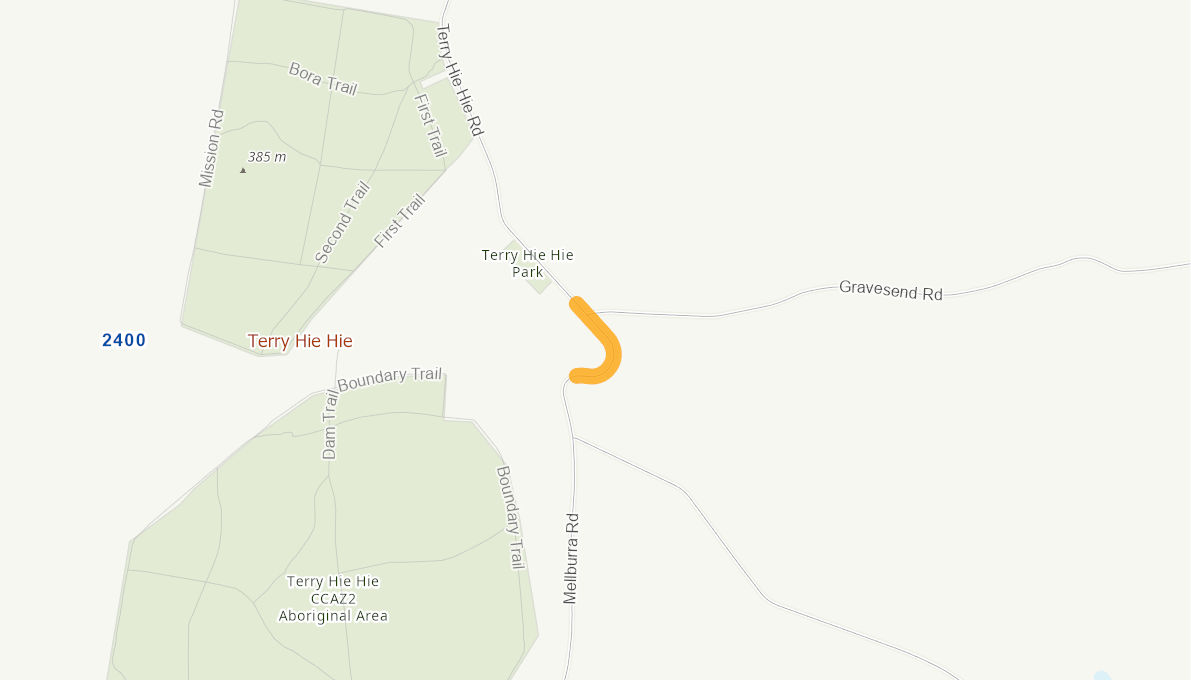 Terry Hie Hie Road (Rural Road) 05603115NSWRTR Infrastructure