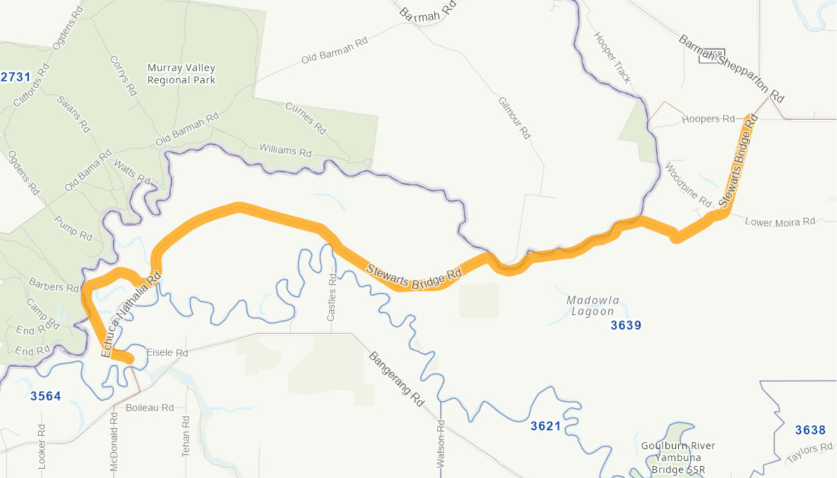 Stewarts Bridge Road, Upper Moira 05757915VICRTR Infrastructure