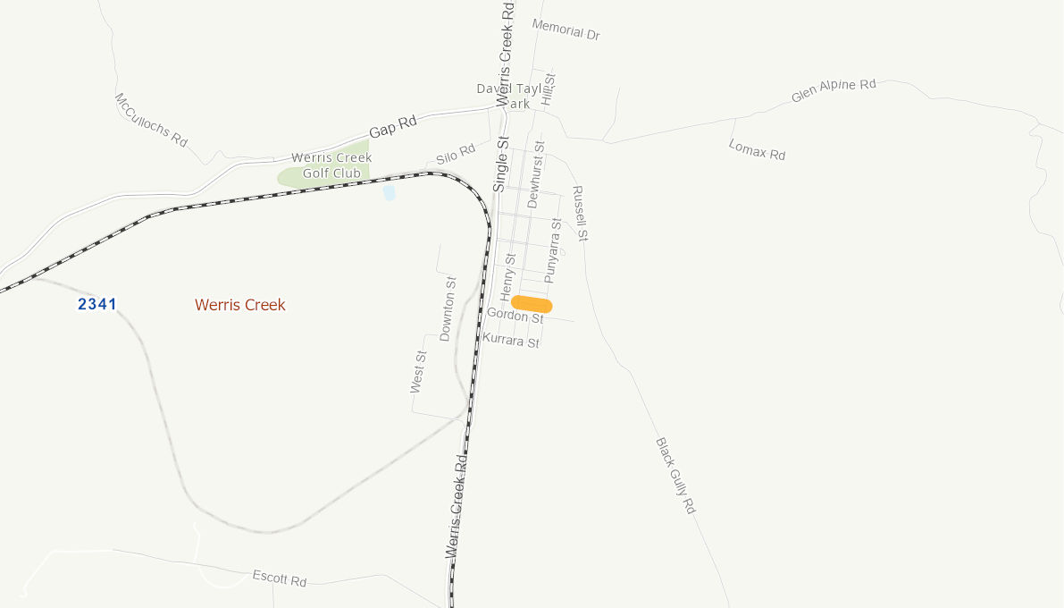 Wilkie Street, Werris Creek 05764215NSWRTR Infrastructure