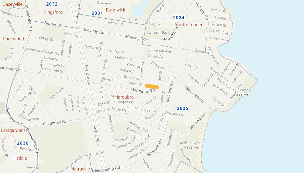 Boyce Lane, Maroubra 05767315NSWRTR Infrastructure Investment Program