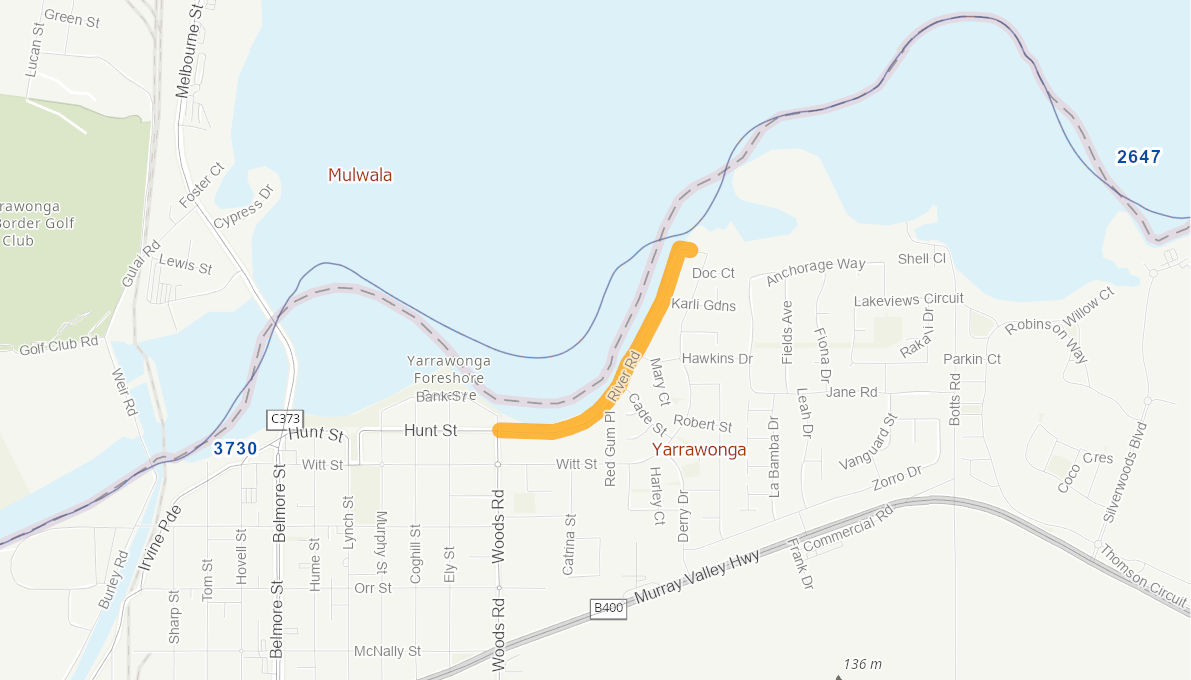 River Road, Yarrawonga 05815015VICRTR Infrastructure Investment