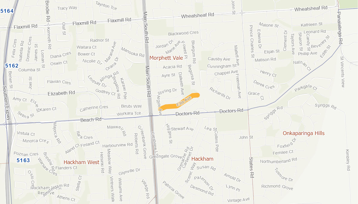 Ellis Avenue 05834715SARTR Infrastructure Investment Program