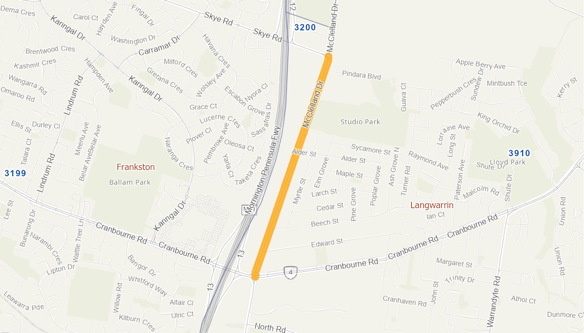 McClelland Drive, Langwarrin 05840315VICRTR Infrastructure Investment Program